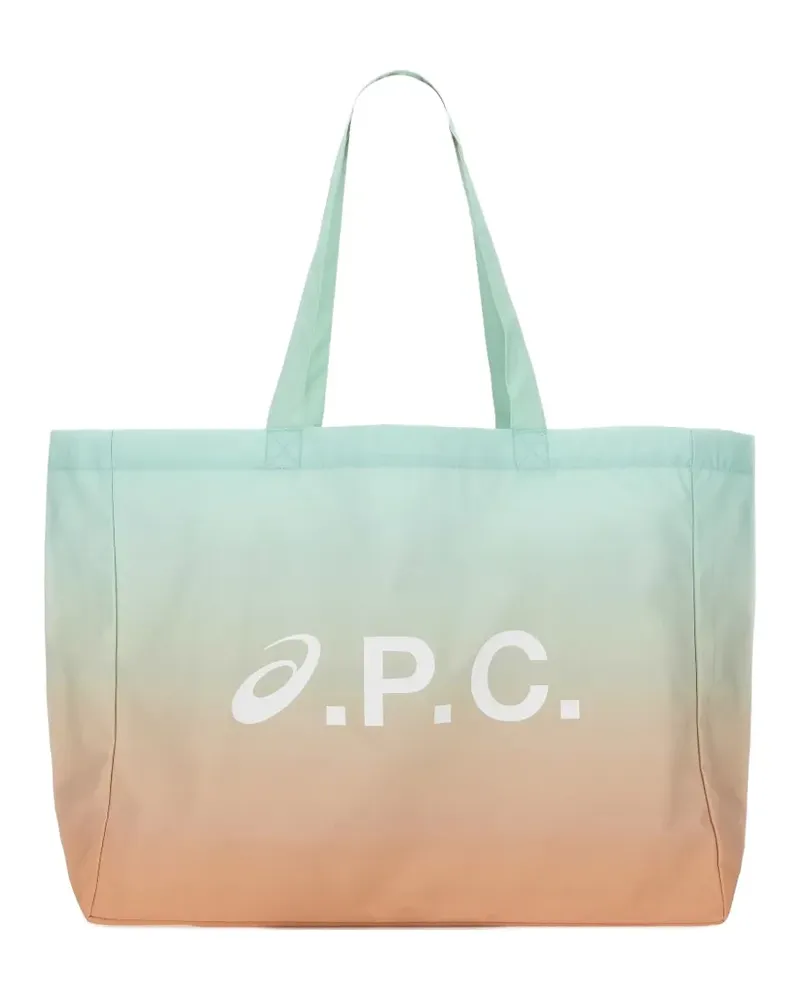 A.P.C. Diane Tote Bag mit Farbverlauf - Blau Blau