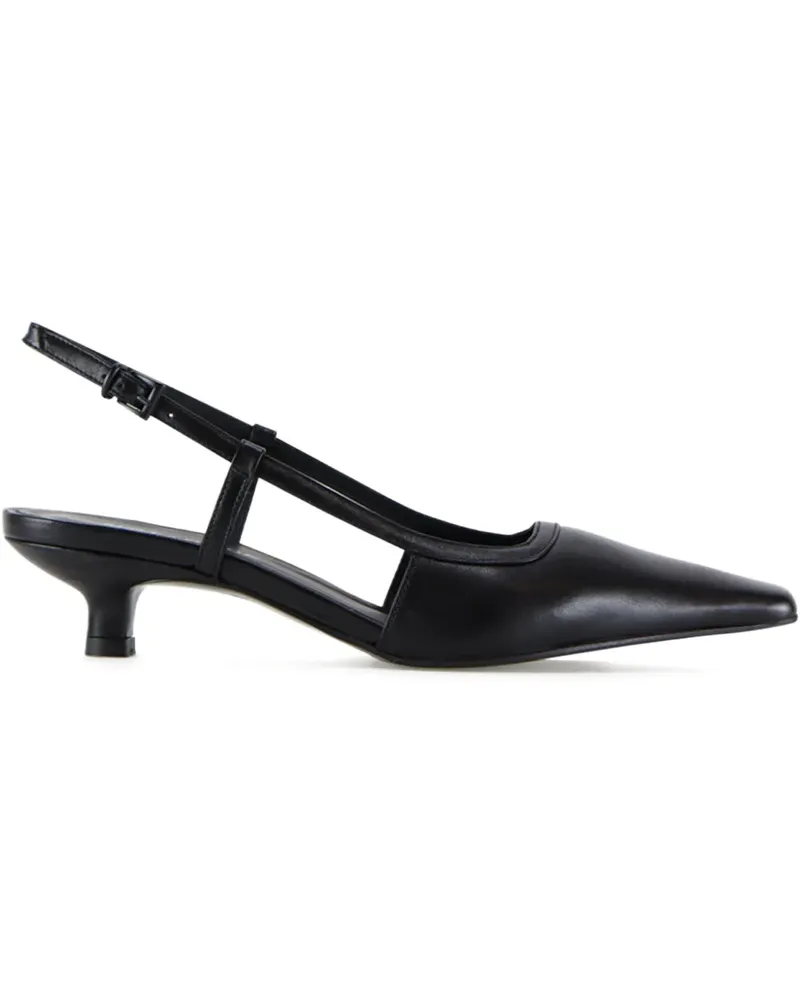 NOTABENE Elena Pumps mit spitzer Kappe 35mm - Schwarz Schwarz