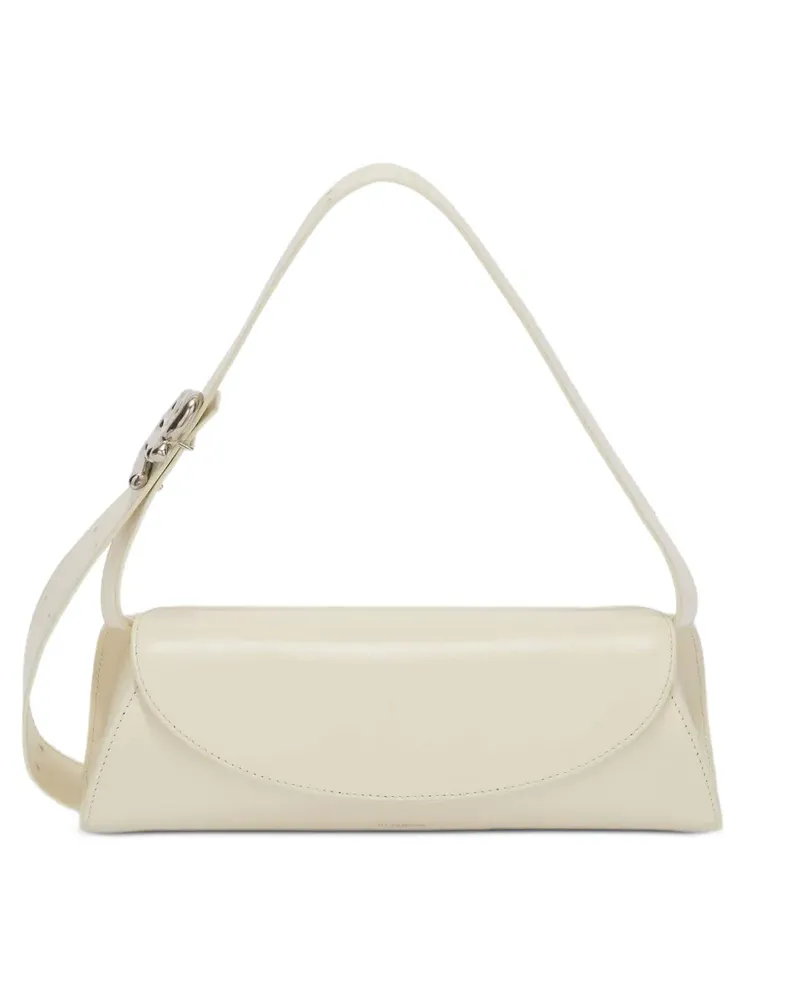 Jil Sander Kleine Cannolo Schultertasche mit Sternzeichen-Schnalle - Nude Nude