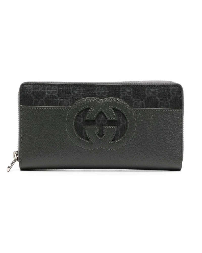 Gucci Portemonnaie mit Cut-Out - Grau Grau