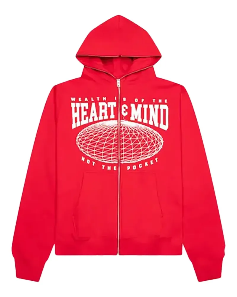 Billionaire Boys Club zip front hoodie - Rot Rot