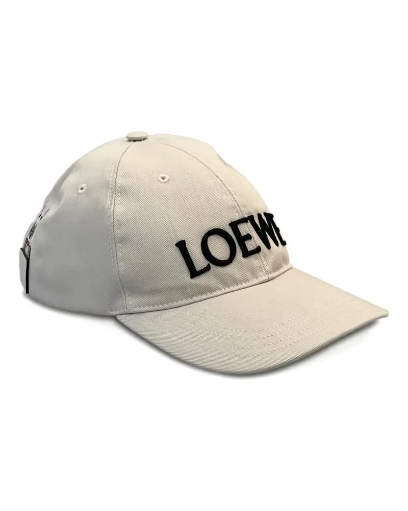 Loewe Louis Wain Baseballkappe mit Logo-Detail - Nude Nude