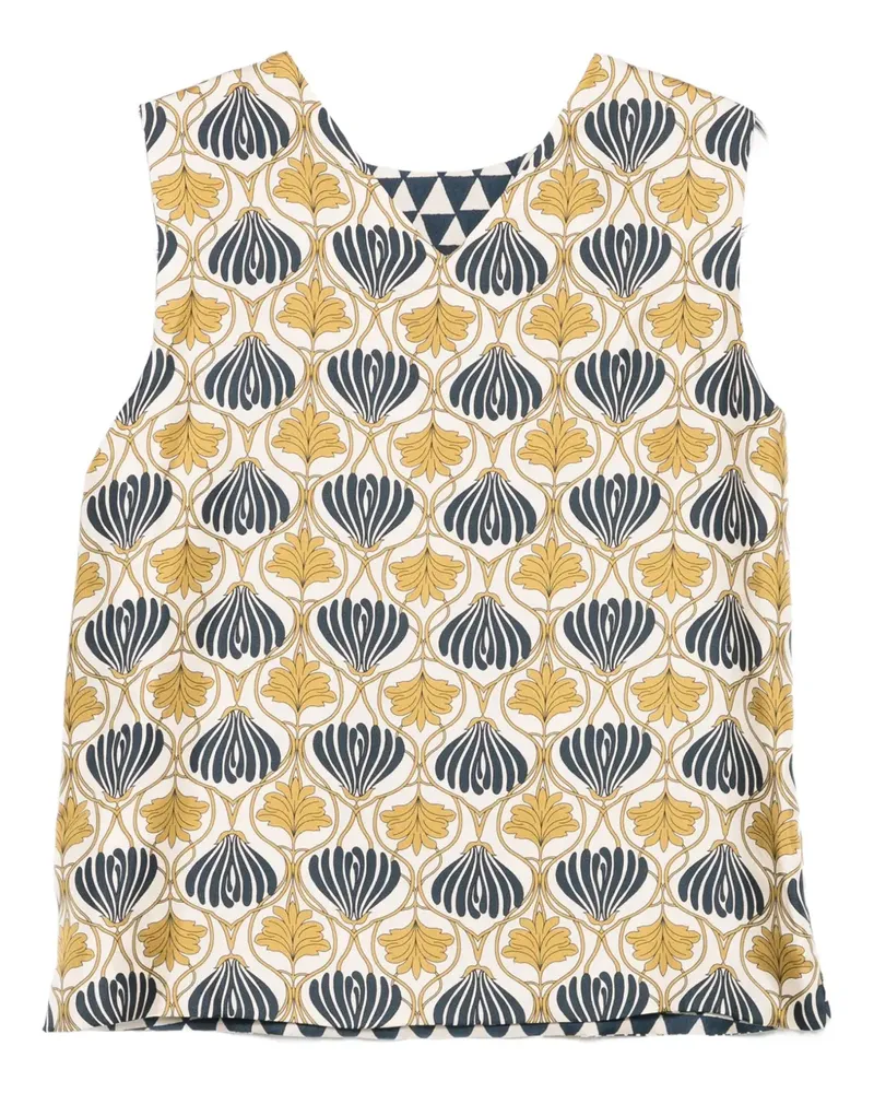 Max Mara Wendbares Oberteil mit Print - Nude Nude