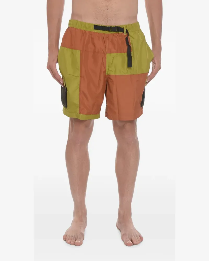 Nike Badeshorts in Colour-Block-Optik - Orange Orange