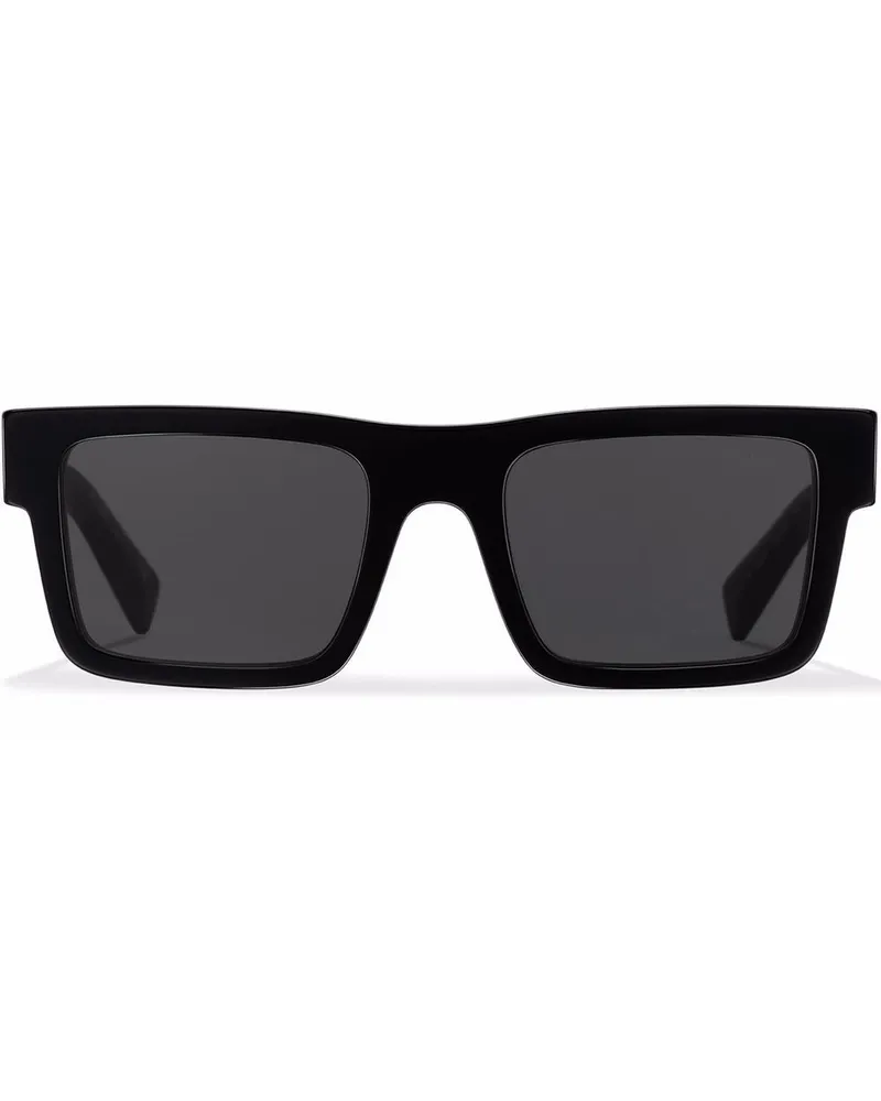 Prada Eckige Symbole Sonnenbrille - Grau Grau