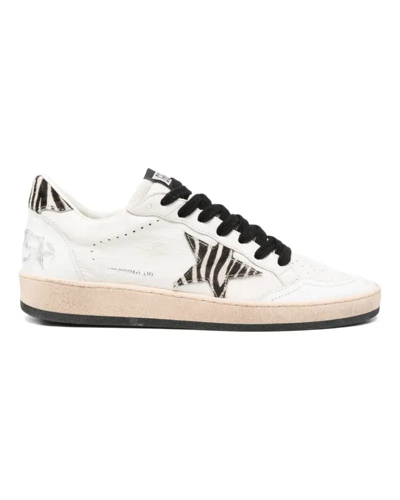 Golden Goose x Browns Ballstar Sneakers mit Zebraprint - Nude Nude