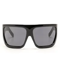 Rick Owens Davis wraparound-frame sunglasses Schwarz