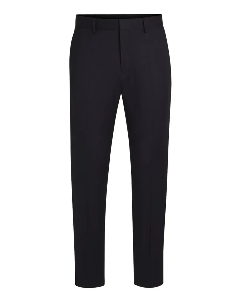 HUGO BOSS Klassische Hose aus Schurwollserge - Blau Blau