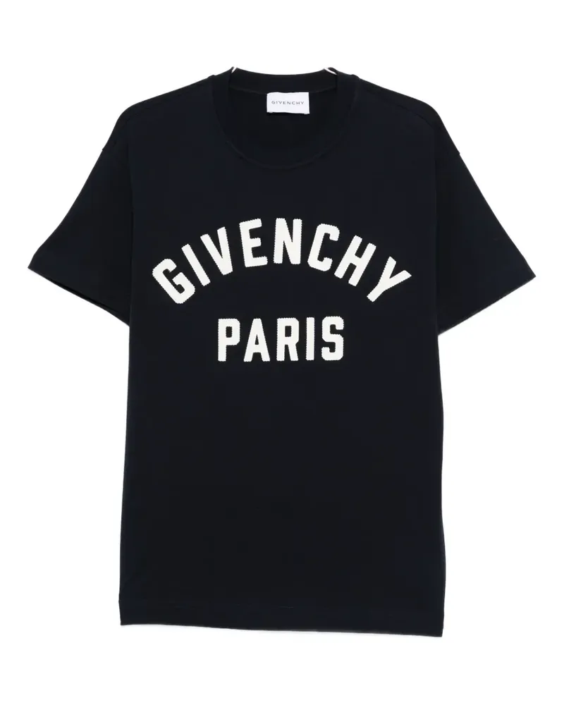 Givenchy T-Shirt mit Logo-Print - Blau Blau