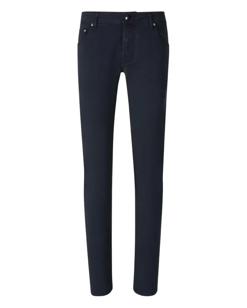 Jacob Cohën Klassische Slim-Fit-Jeans - Blau Blau