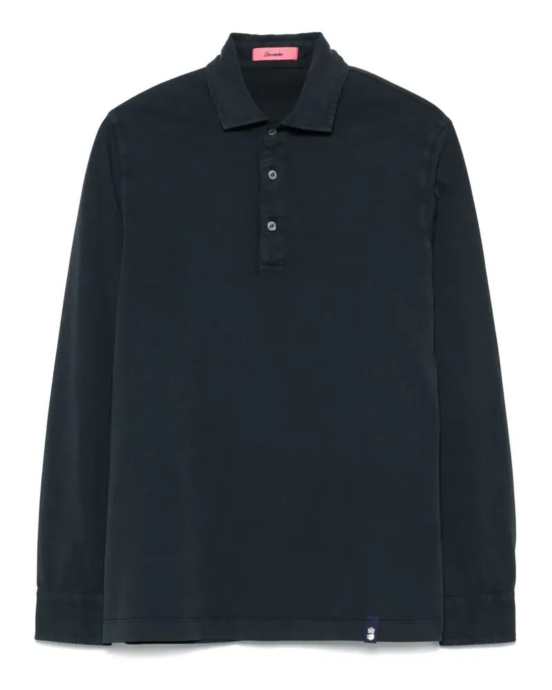 Drumohr  Klassisches Poloshirt - Blau Blau