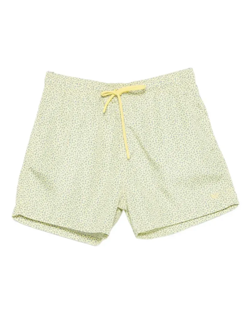 Emporio Armani floral swim shorts - Gelb Gelb