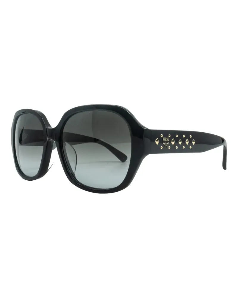 MCM stud-embellished geometric-frame sunglasses - Schwarz Schwarz