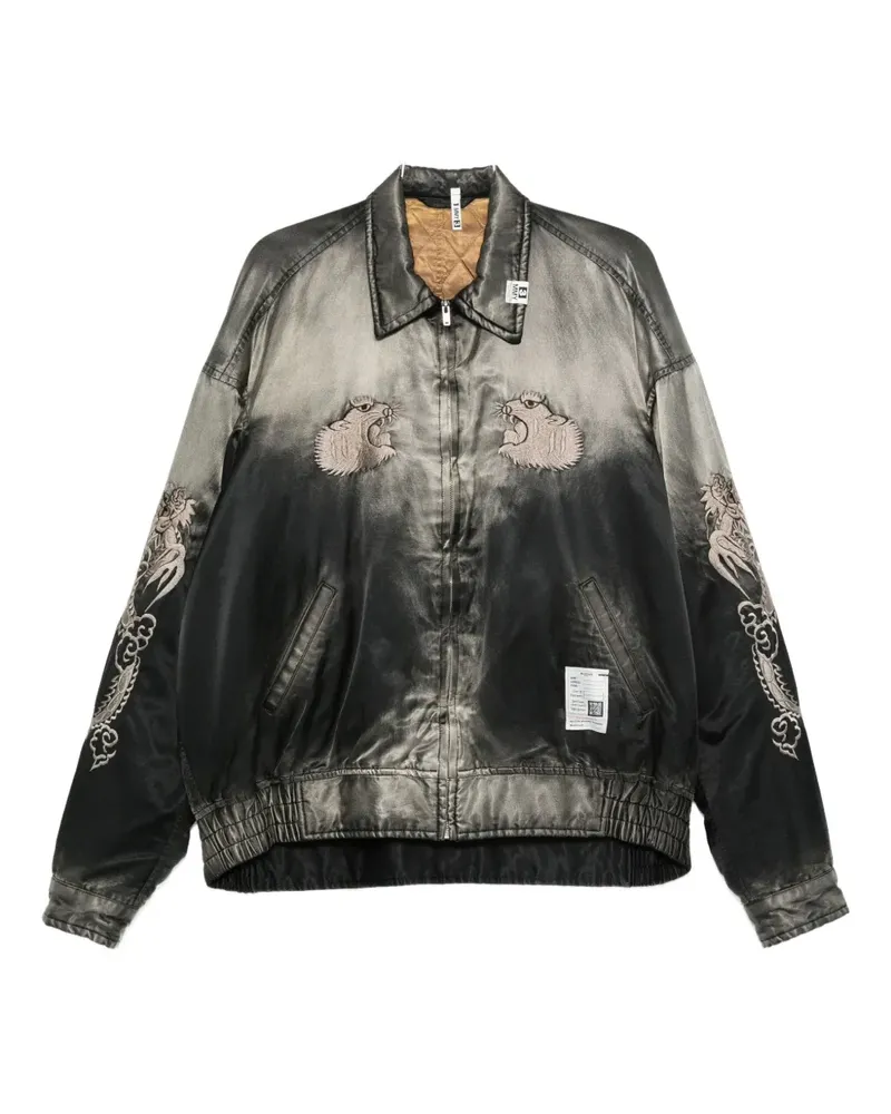 MIHARAYASUHIRO Souvenir-Jacke mit Stickerei - Schwarz Schwarz