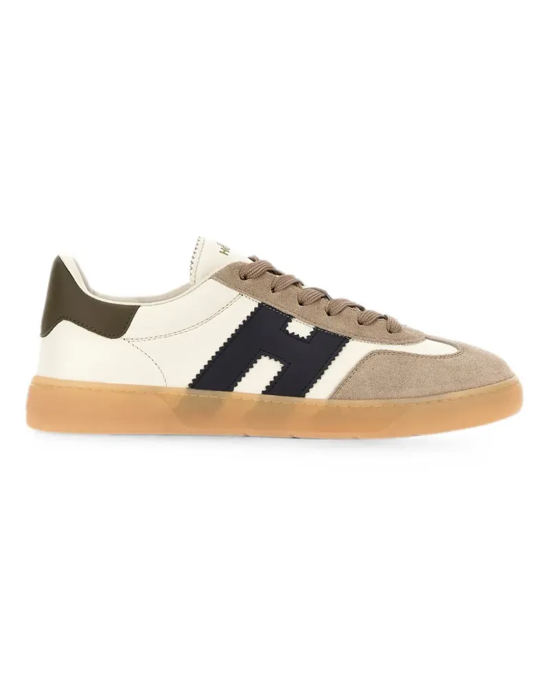 Hogan Cool logo-patch sneakers - Nude Nude