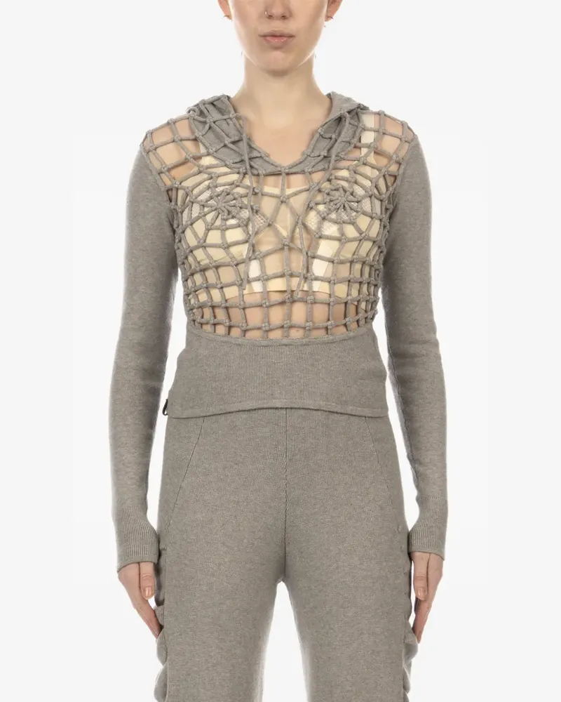 Isa Boulder Langärmeliger Hoodie - Grau Grau