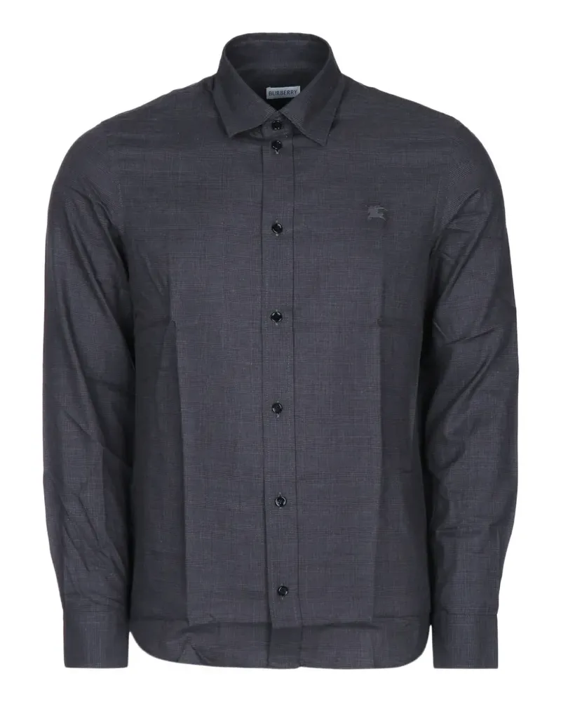 Burberry Robert Check Hemd - Grau Grau