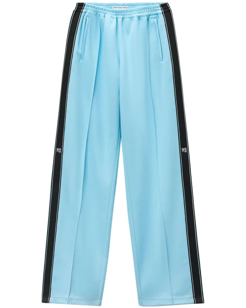 Alexander Wang Jogginghose mit Logo-Streifen - Blau Blau
