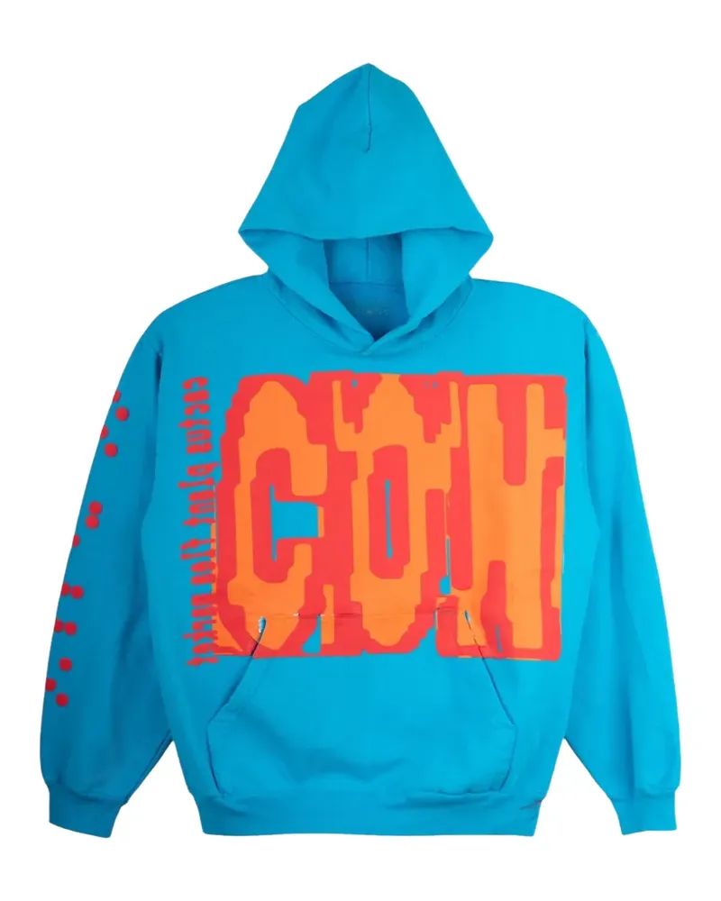 Travis Scott xComplexCon Willy Wonka graphic-print hoodie - Blau Blau