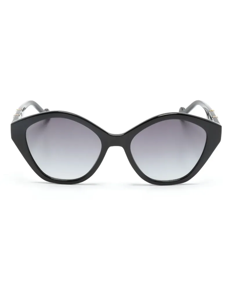 Liu Jo Sonnenbrille mit geometrischem Gestell - Schwarz Schwarz
