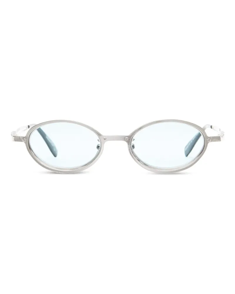 KUBORAUM Mask H18 oval-frame sunglasses - Silber Silber