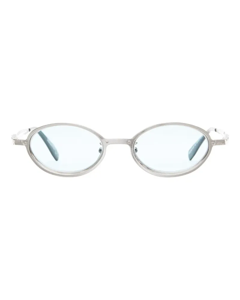 KUBORAUM Mask H18 oval-frame sunglasses - Silber Silber