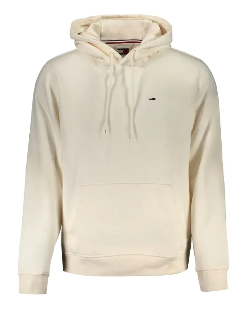 Tommy Hilfiger logo-embroidered cotton hoodie - Nude Nude