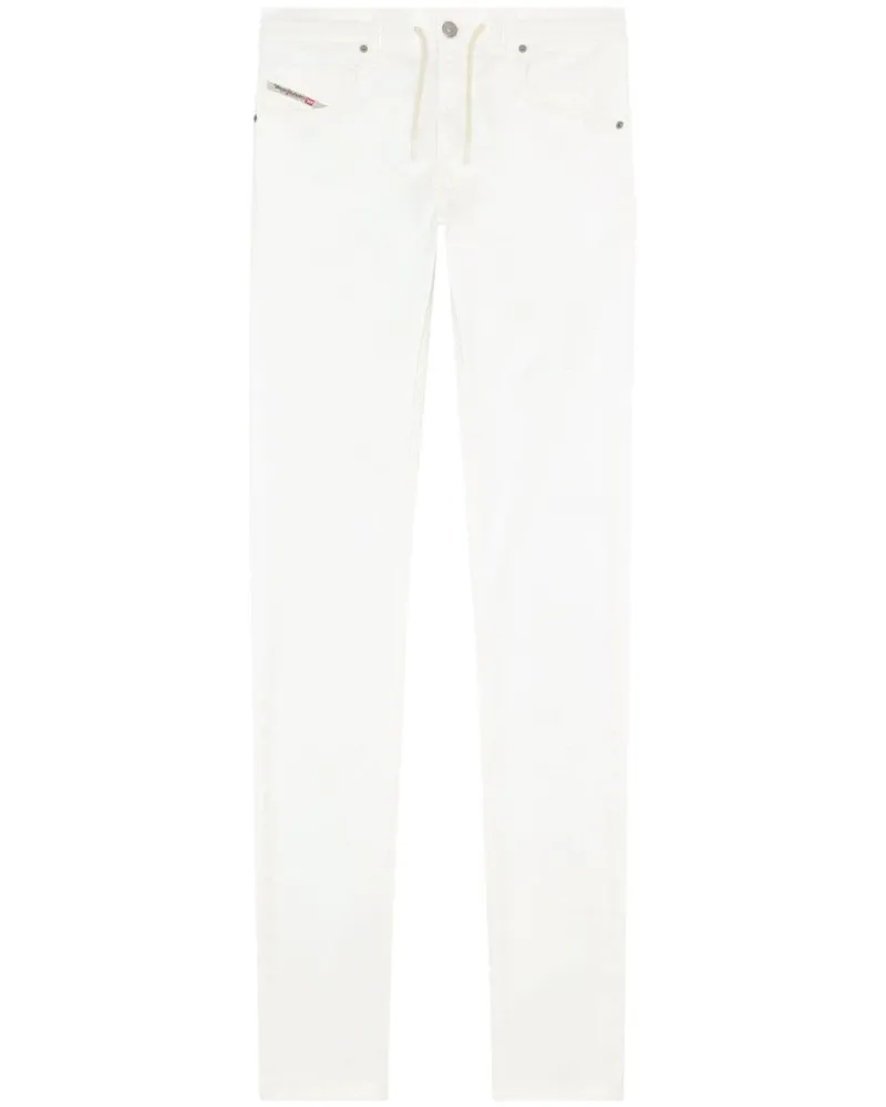 Diesel 2030 D-Krooley Jeans mit Tapered-Bein - Weiß Weiß
