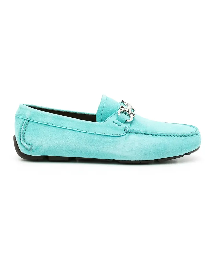 Ferragamo Loafer mit Gancini-Detail - TURQUOISE Turquoise
