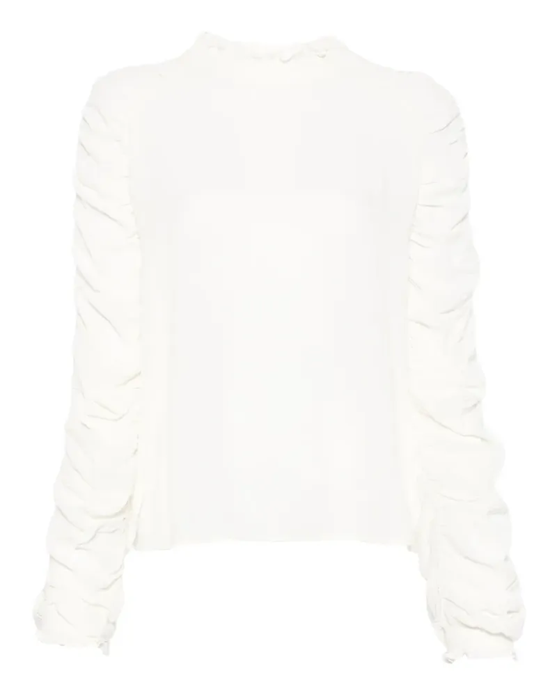 Twin-Set puffed-sleeve blouse - Weiß Weiß