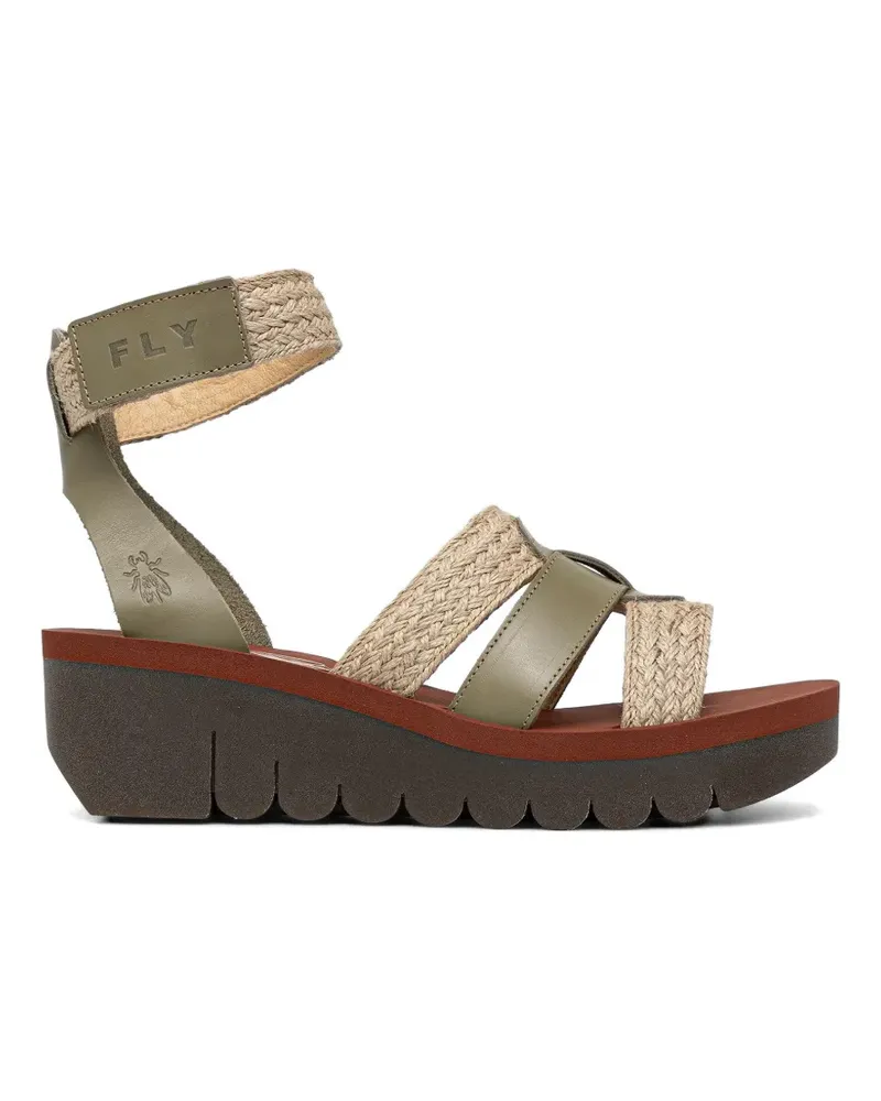 Fly London woven touch-strap sandals - Grün Grün