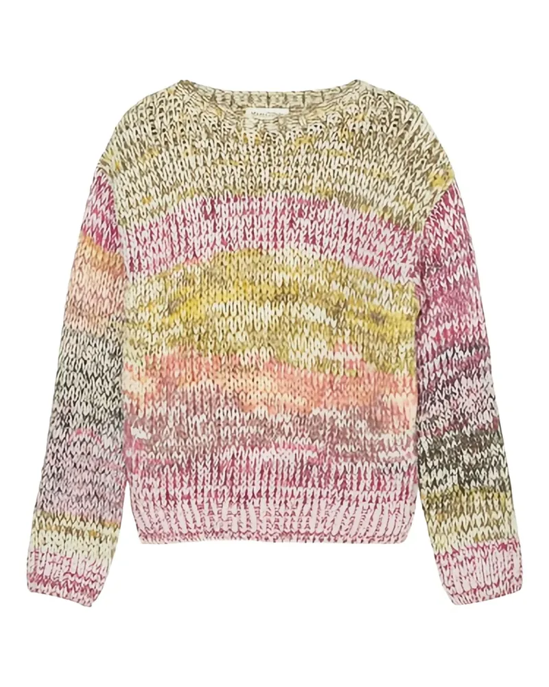 Marc O'Polo Melierter Strickpullover - Nude Nude