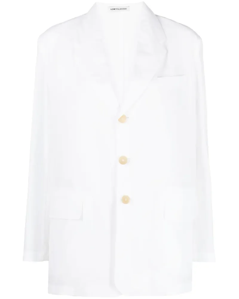 LOW CLASSIC Einreihiger Blazer - Weiß Weiß