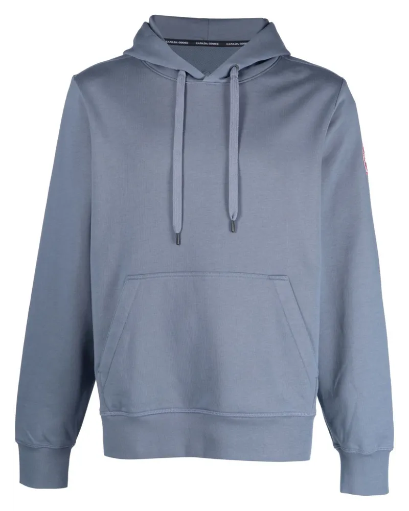 Canada Goose Hoodie mit Logo-Patch - Blau Blau