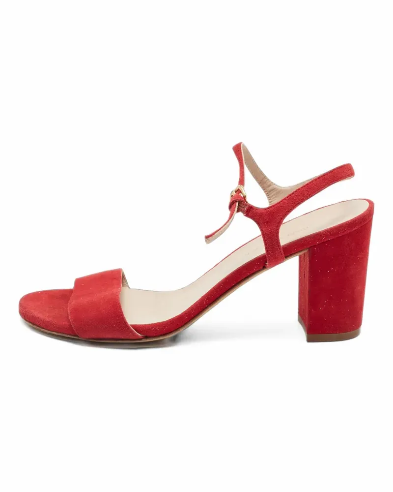 Stuart Weitzman Sandalen mit Knöchelriemen - Rot Rot