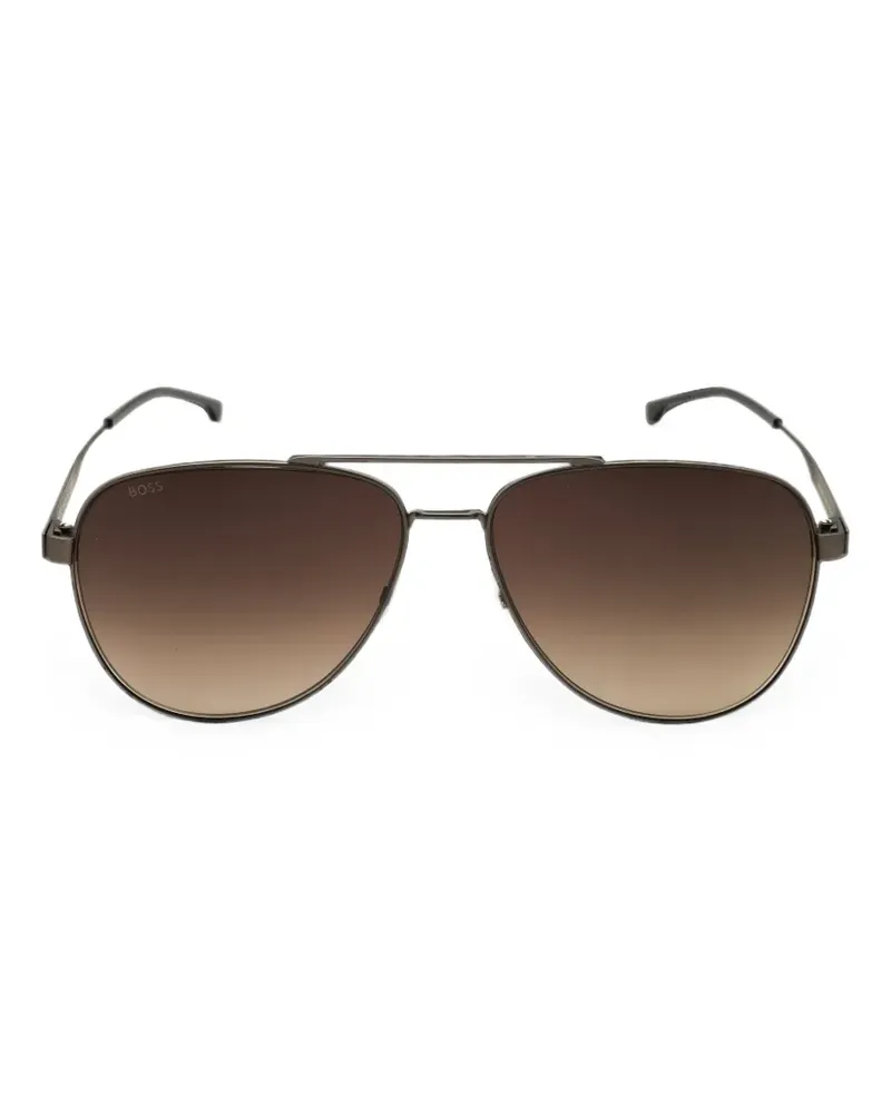 HUGO BOSS pilot-frame sunglasses - Grau Grau