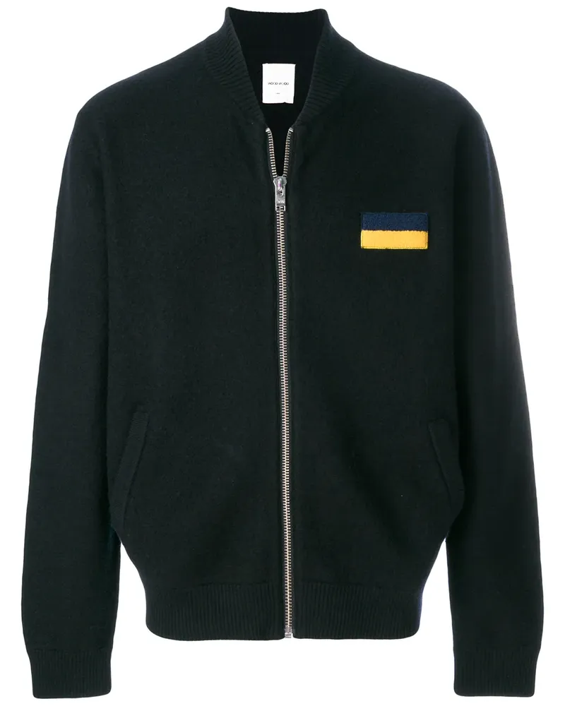 Wood Wood Foster' Bomberjacke - Schwarz Schwarz