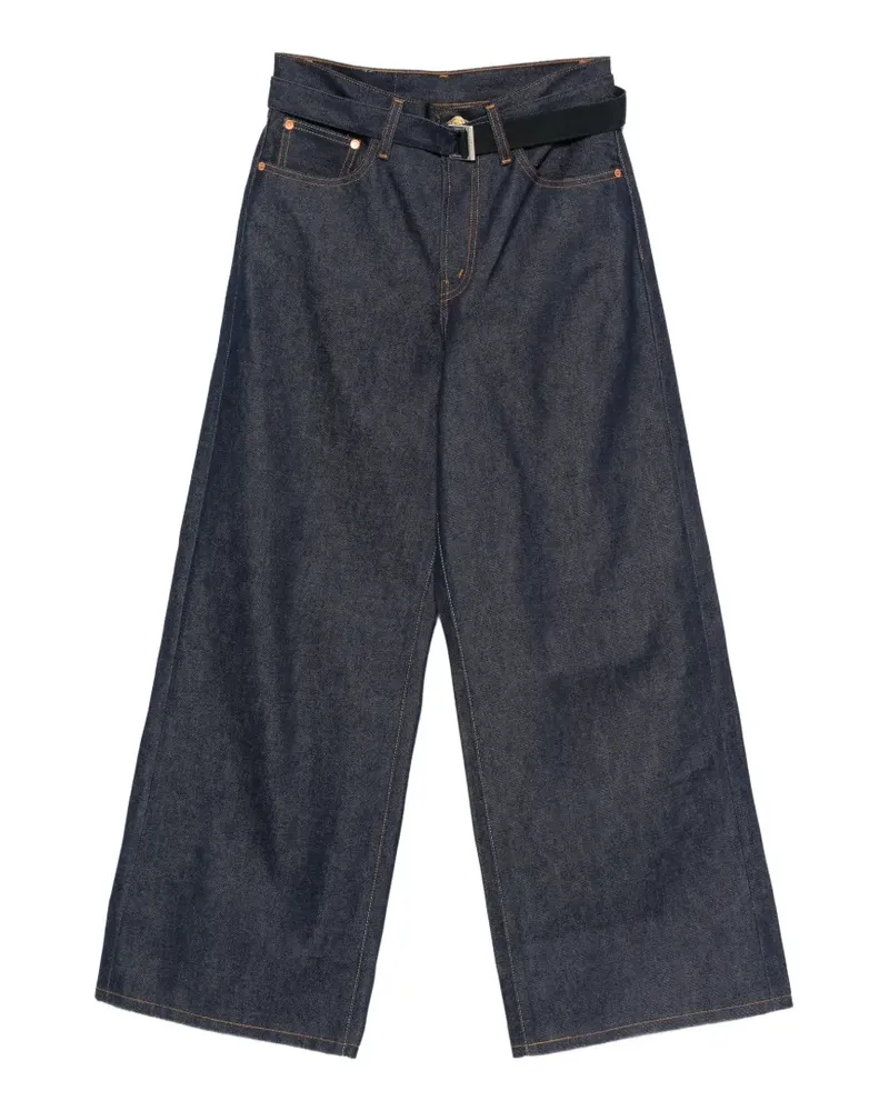 Sacai Hose mit Gürtel - Blau Blau