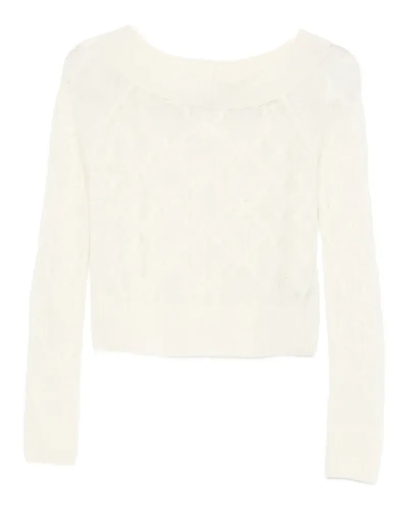 Ermanno Scervino Pullover mit Zopfmuster - Nude Nude