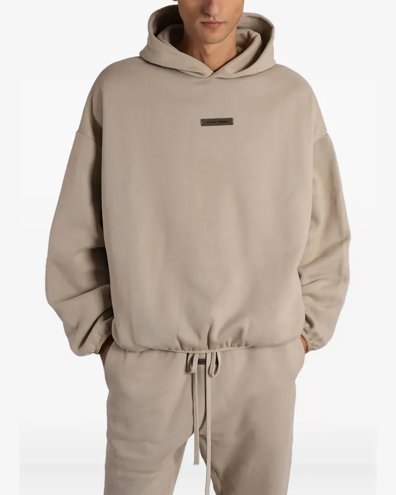 Fear of God Hoodie mit Logo - Nude Nude