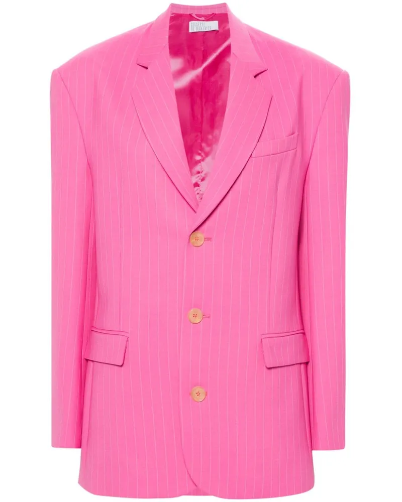 Giuseppe di Morabito Sakko mit Nadelstreifen - Rosa Rosa
