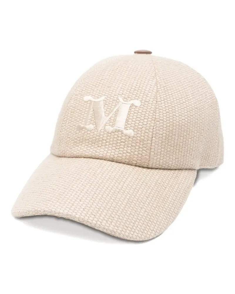 Max Mara initial embroidered cap - Nude Nude