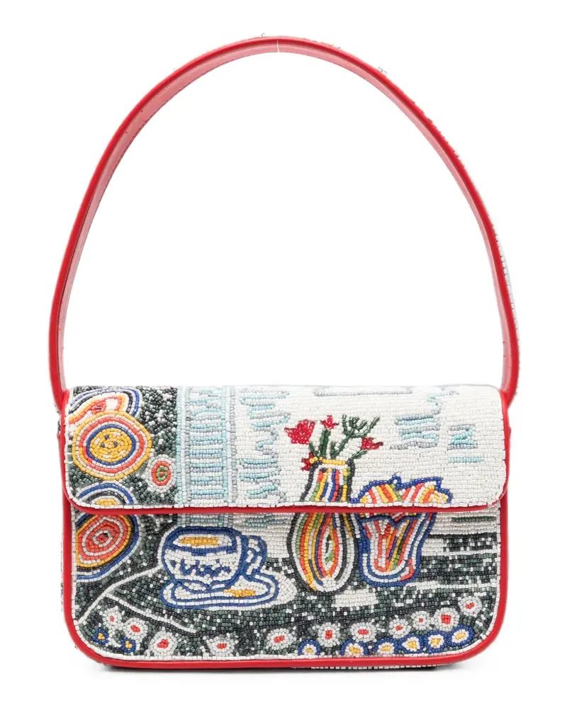 STAUD Tommy Schultertasche - Weiß Weiß