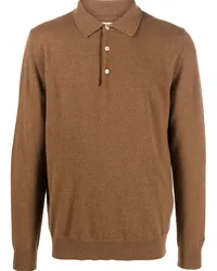 Woolrich Luxe Kaschmirpullover mit Polokragen Braun