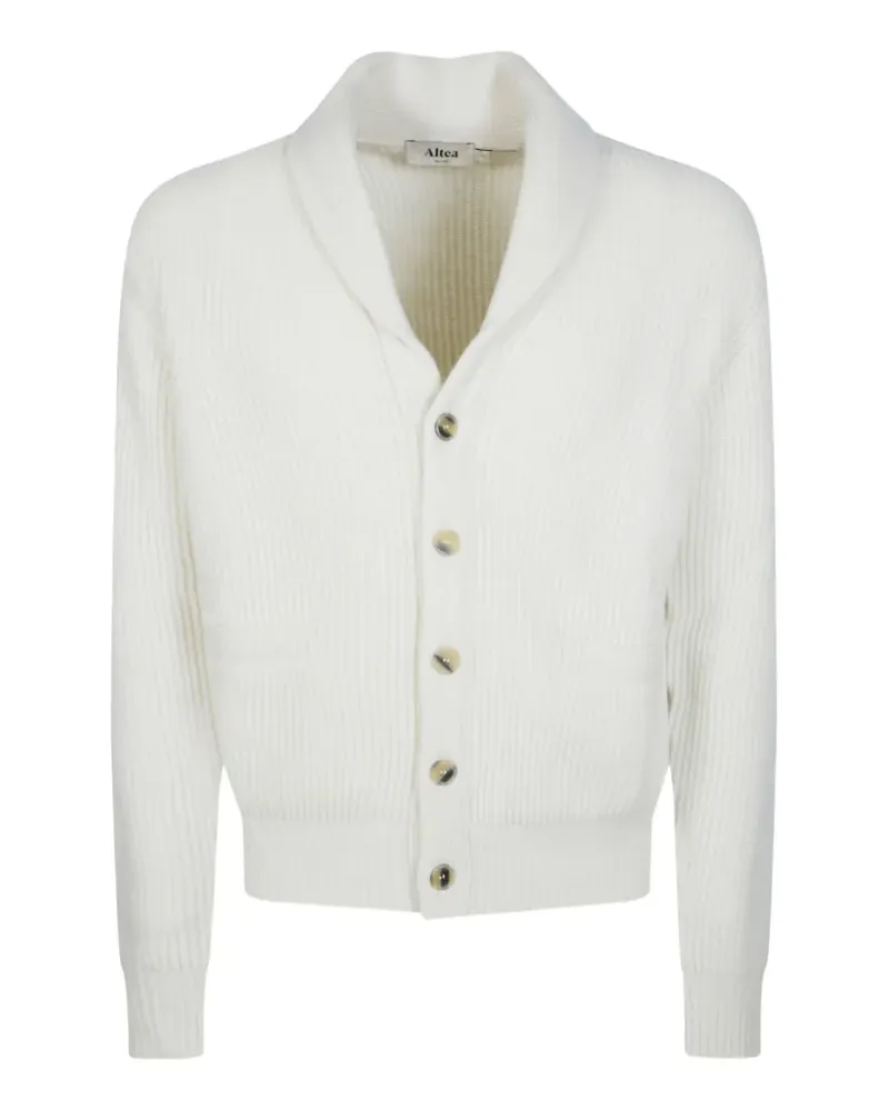 Altea shawl-collar ribbed cardigan - Nude Nude