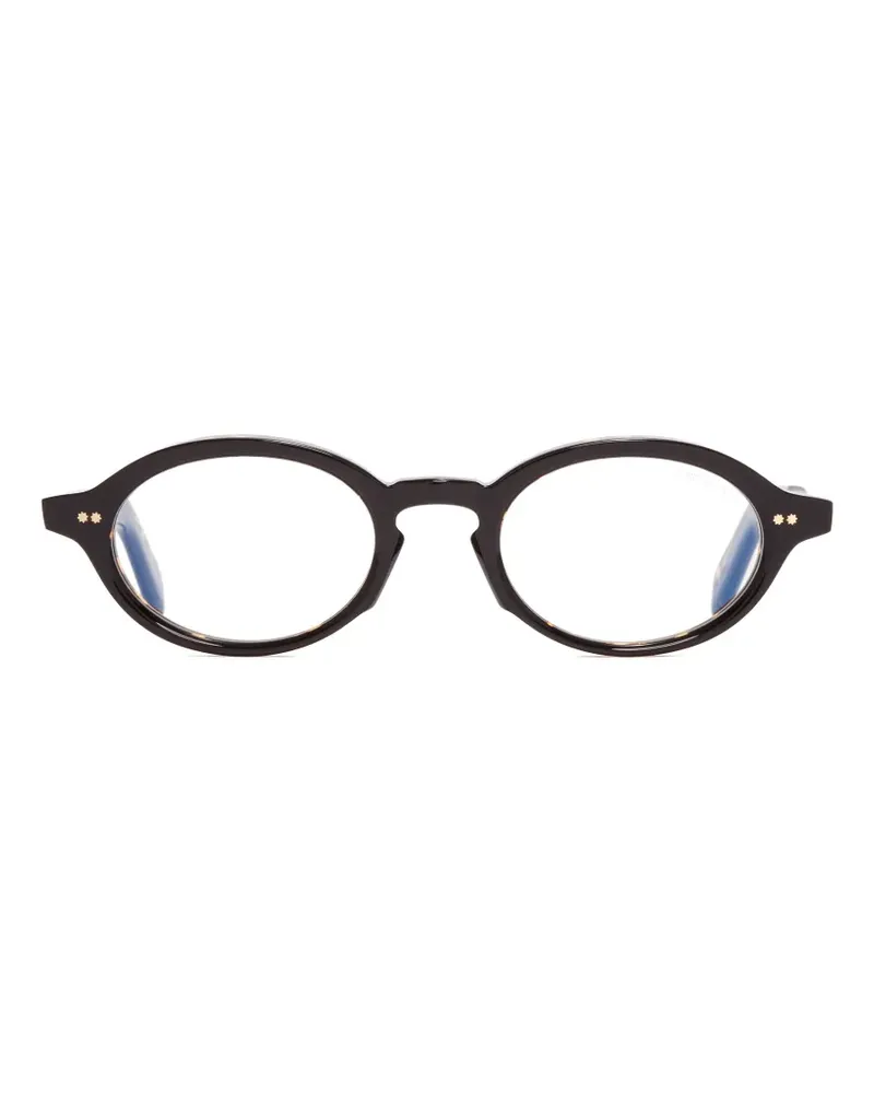 Cutler and Gross round-frame glasses - Schwarz Schwarz