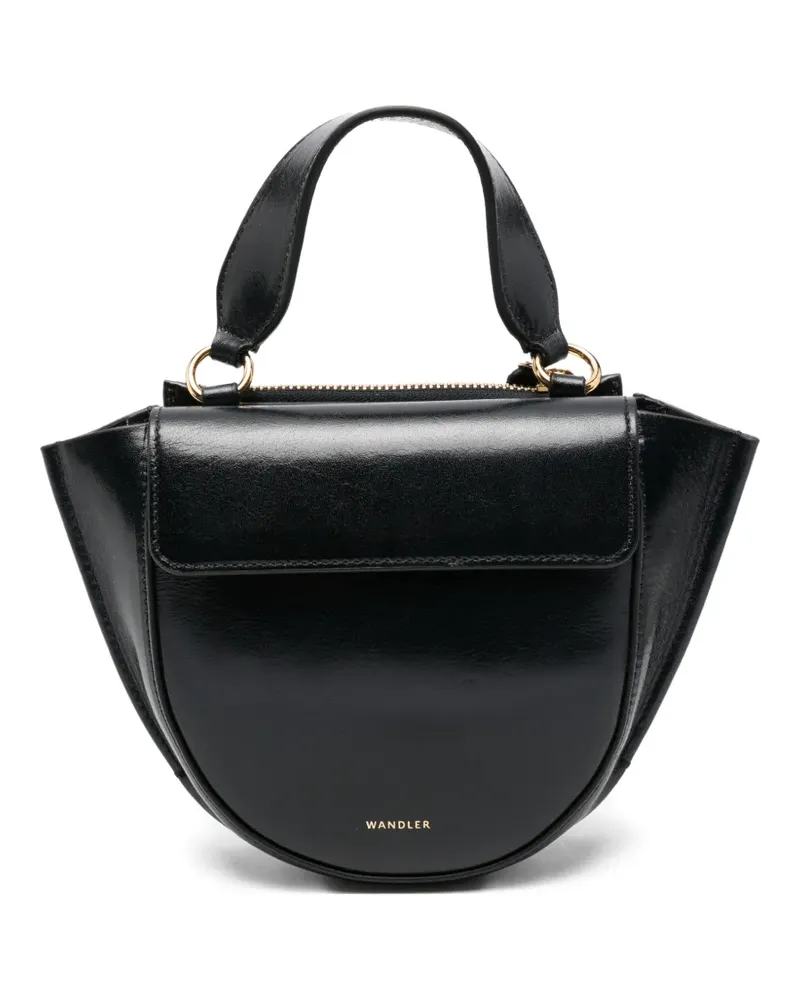 WANDLER Hortensia Piccola leather tote bag - Blau Blau