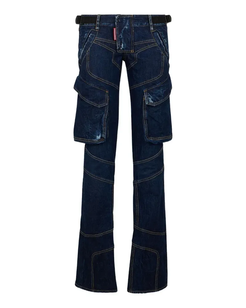 Dsquared2 Jeans mit Gürtelschlaufen - Blau Blau