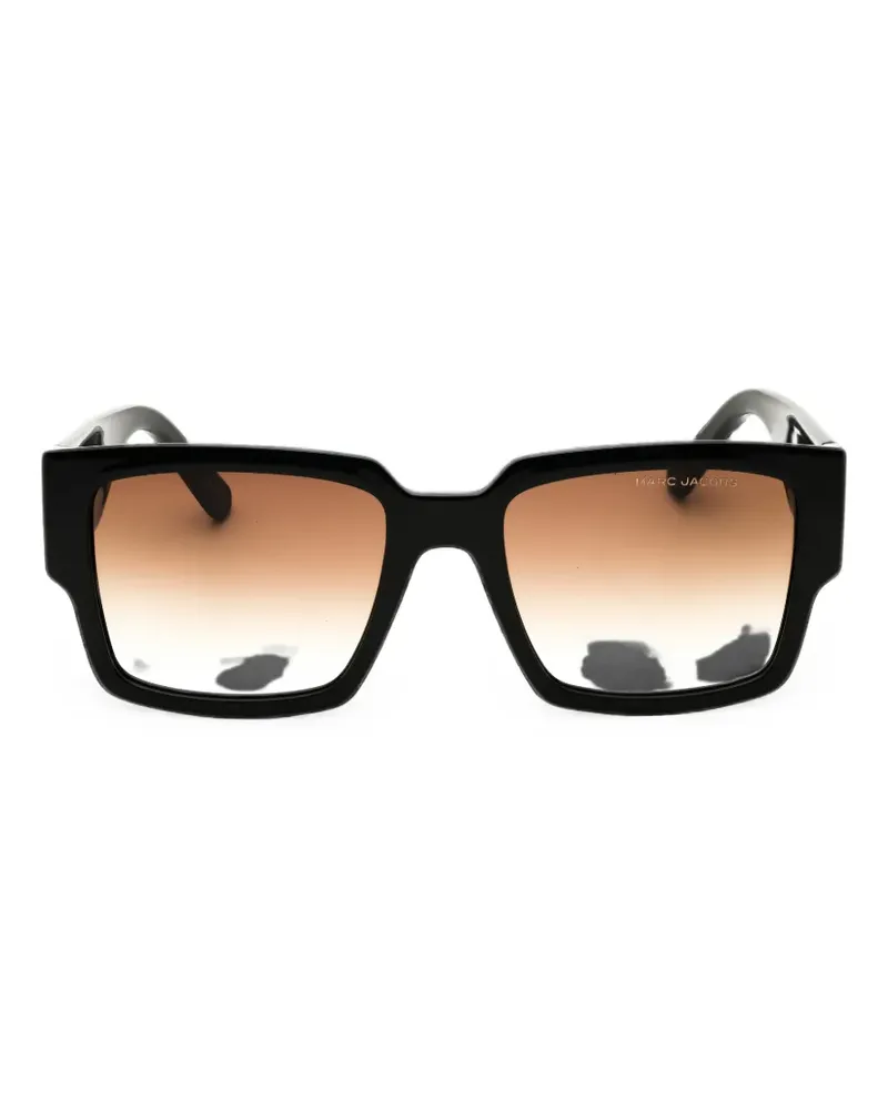 Marc Jacobs Sonnenbrille mit eckigem Gestell - Schwarz Schwarz