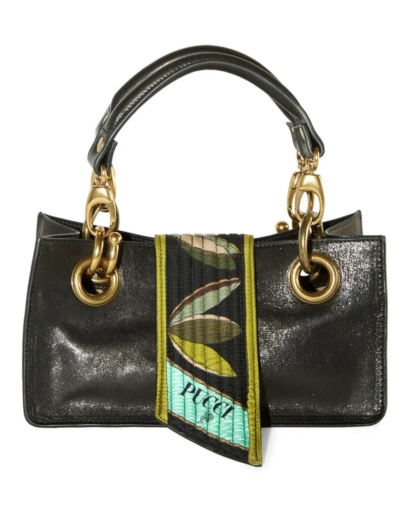 Emilio Pucci Gesteppte Crush Mini-Tasche Schwarz